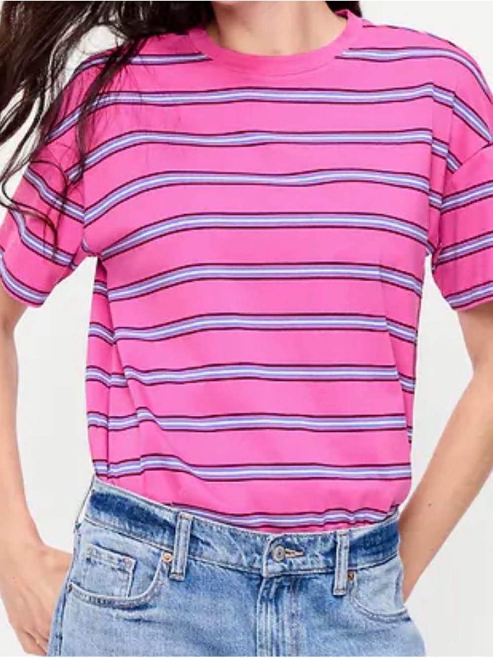 Old Navy Vintage Crewneck Striped Tee